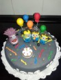 Tarta de "Los Minion"